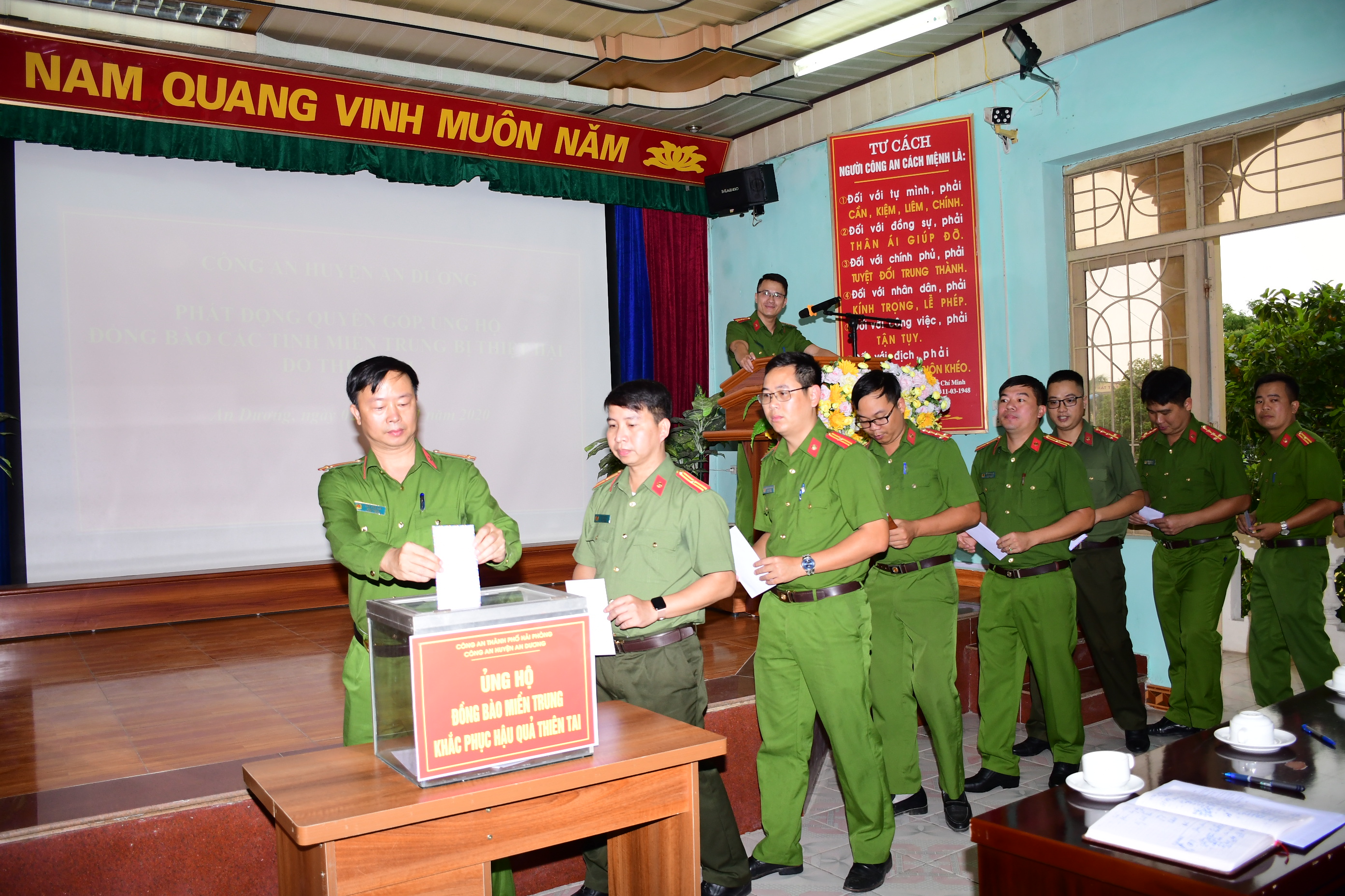 Khối Công an huyện:  Tăng cường công tác giáo dục chính trị, tư tưởng